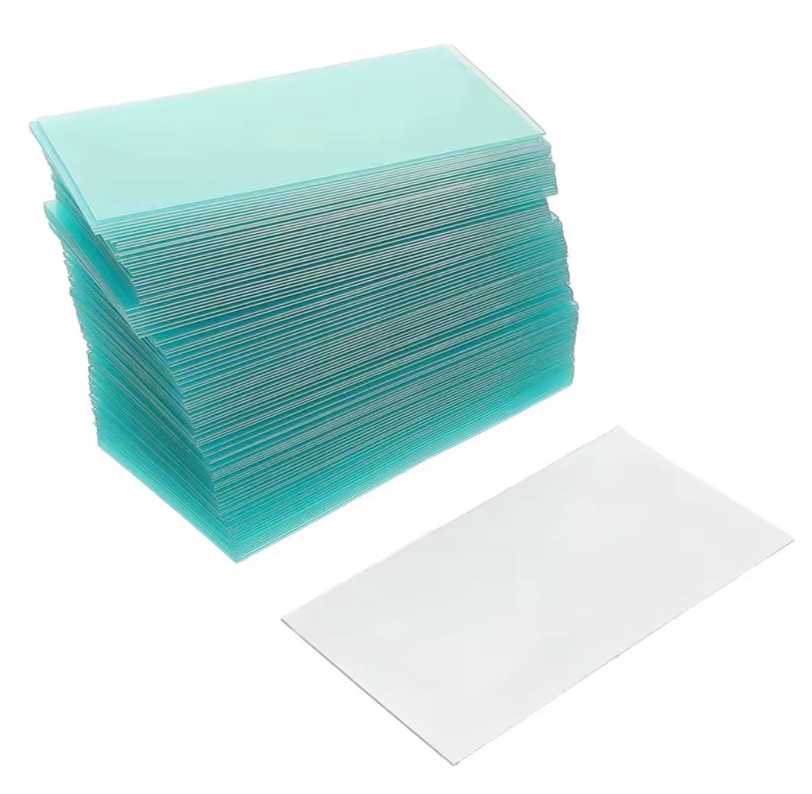 Pancake bulk clear lenses 100 pcs